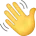 Waving emoji